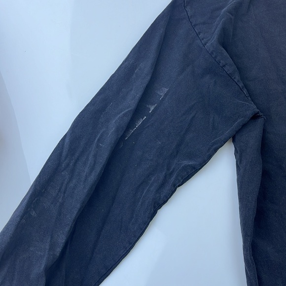 ISM Black Paradise Distressed Long Sleeve Tee N278-50 - Picture 2 of 7